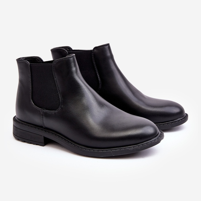 Men's Chelsea Boots Low Black Dymidi 1