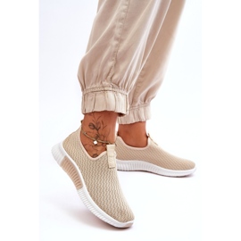 Classic Women's Slip-On Sports Shoes, Beige 3 Classic Women's Slip-On Sports Shoes, Beige 3