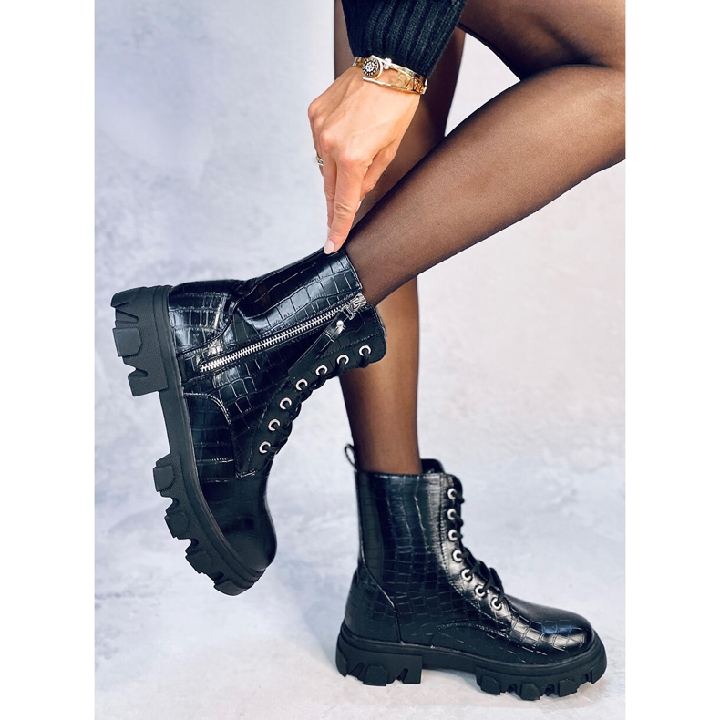 Will Black lace-up boots 2