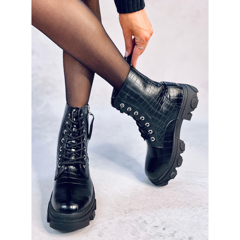 Will Black lace-up boots 1