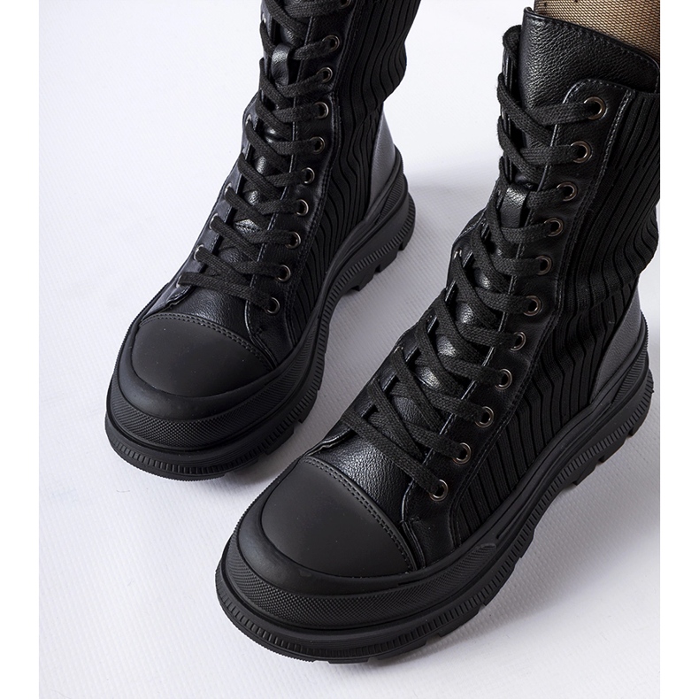 Black sock workers with thick Vitto sole 1