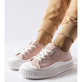 Pink Erbezzo platform sneakers 1