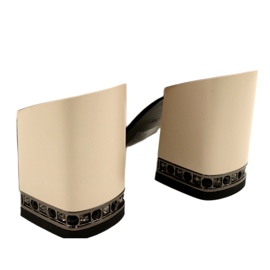 Beige ankle boots with a heel decoration Filippo DBT4842/23 BE beige 4