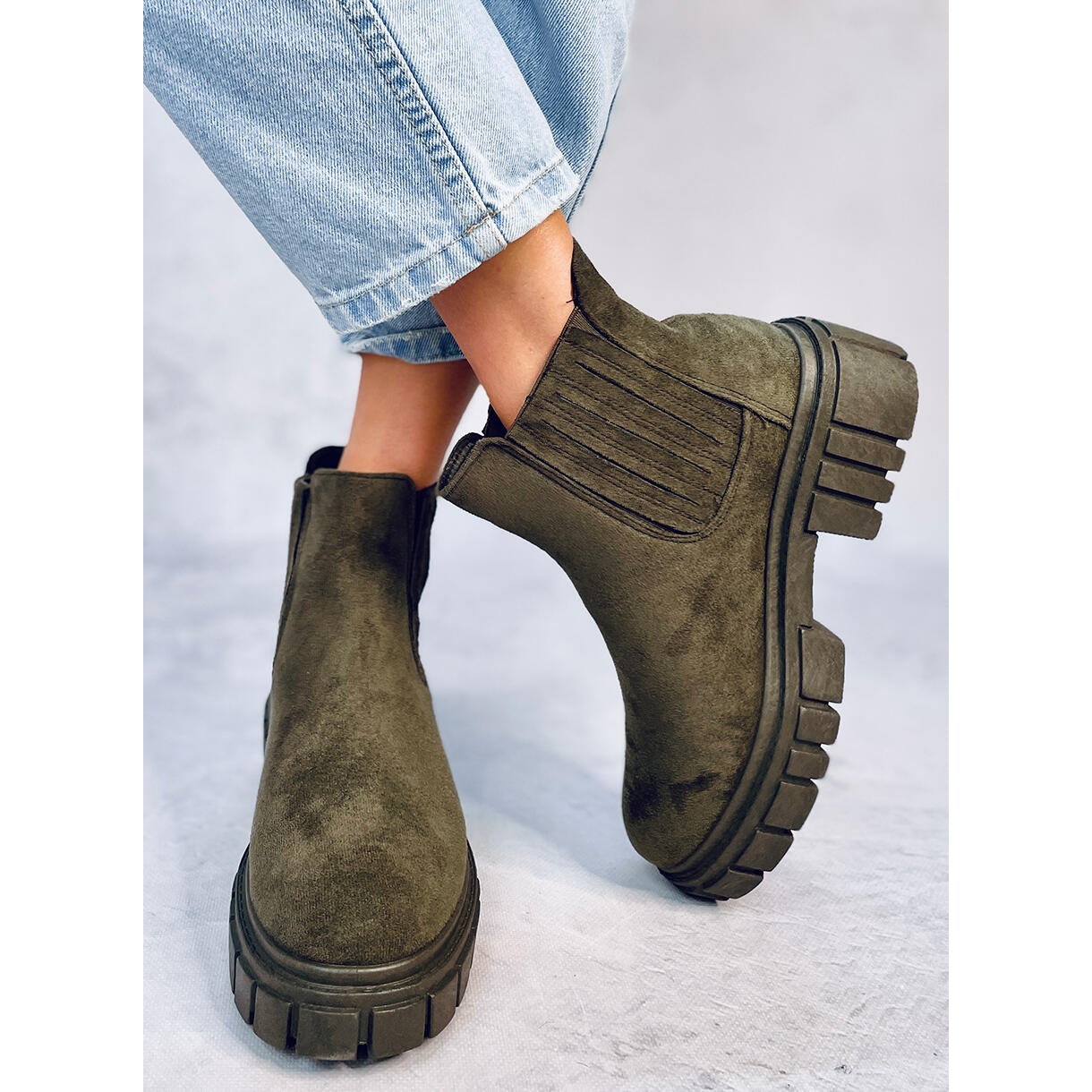 Leigh Green women s Jodhpur boots KeeShoes
