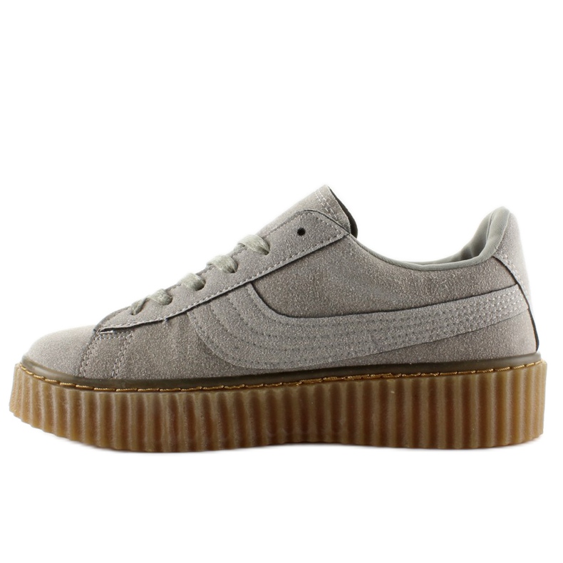 Suede creepers 8149 Gray grey 1