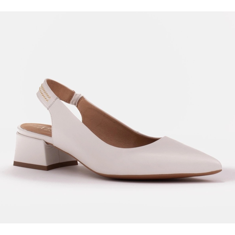 Marco Shoes White sandals with jets 1