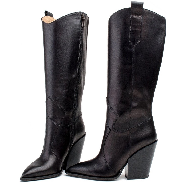 Marco Shoes Black women boots Marco 1399K cowboy boots 2 Marco Shoes Black women boots Marco 1399K cowboy boots 2