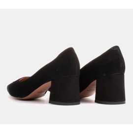 Marco Shoes Elegant black suede 1434P pumps 1