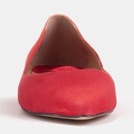 Marco Shoes Women's ballerinas with low sides red 2
