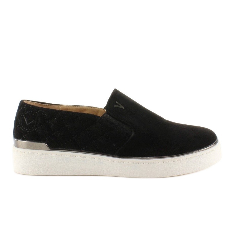 Suede slip-on sneakers 7103 Black 2