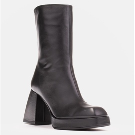 Marco Shoes Rosalia boots on the platform black 1