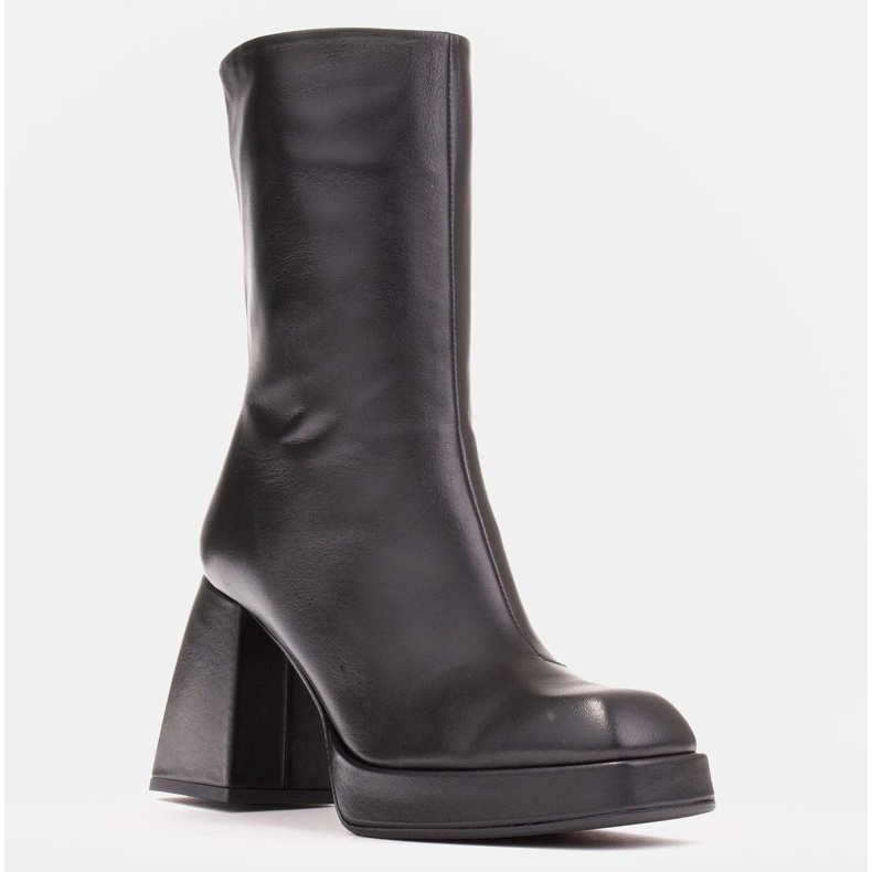 Marco Shoes Rosalia boots on the platform black 1
