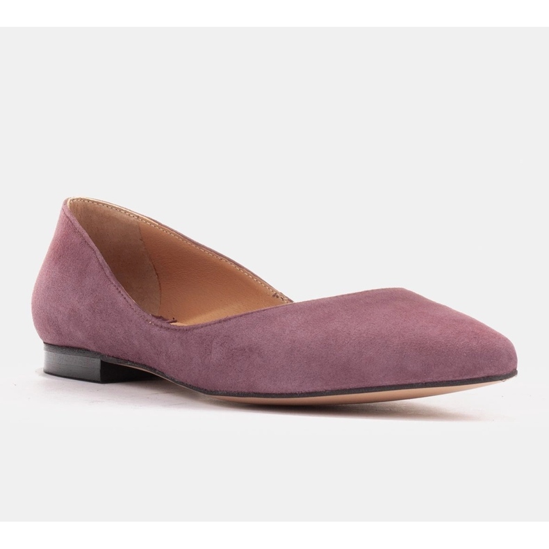 Marco Shoes Women's ballerinas with low sides purple 1
