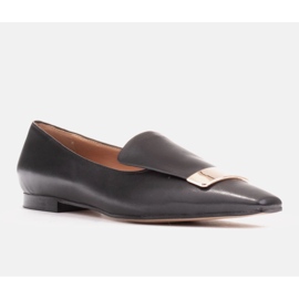 Marco Shoes Ballerinas with a decorative tongue black 1
