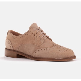 Marco Shoes Shoes with decorative perforation beige 1