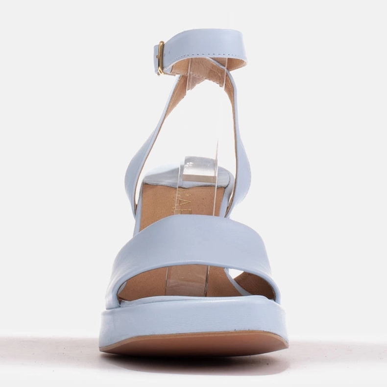 Marco Shoes Sandals on a booster platform blue 2