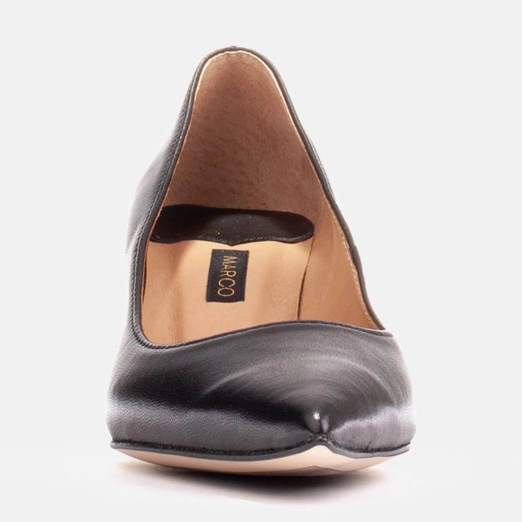 Marco Shoes Elegant stilettos with a lower heel black 1