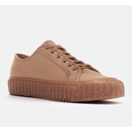 Marco Shoes Sports sneakers with eco-bottoms beige 1