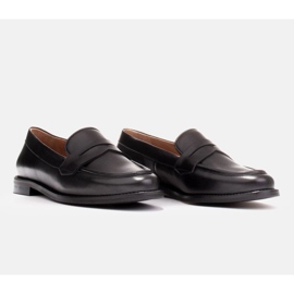 Marco Shoes Leather loafers 2231P-001-1 black 6