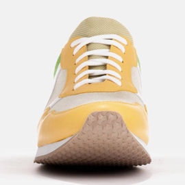 Marco Shoes Sneakers in combination and leather and suede beige 1
