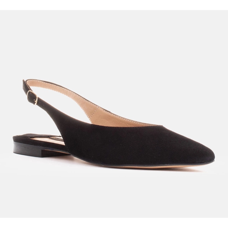 Marco Shoes Black natural suede sandals 1 Marco Shoes Black natural suede sandals 1