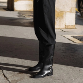 Marco Shoes Riding boots with studs black 2