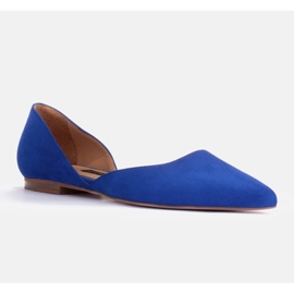 Marco Shoes Ballet flats with a heel blue 1
