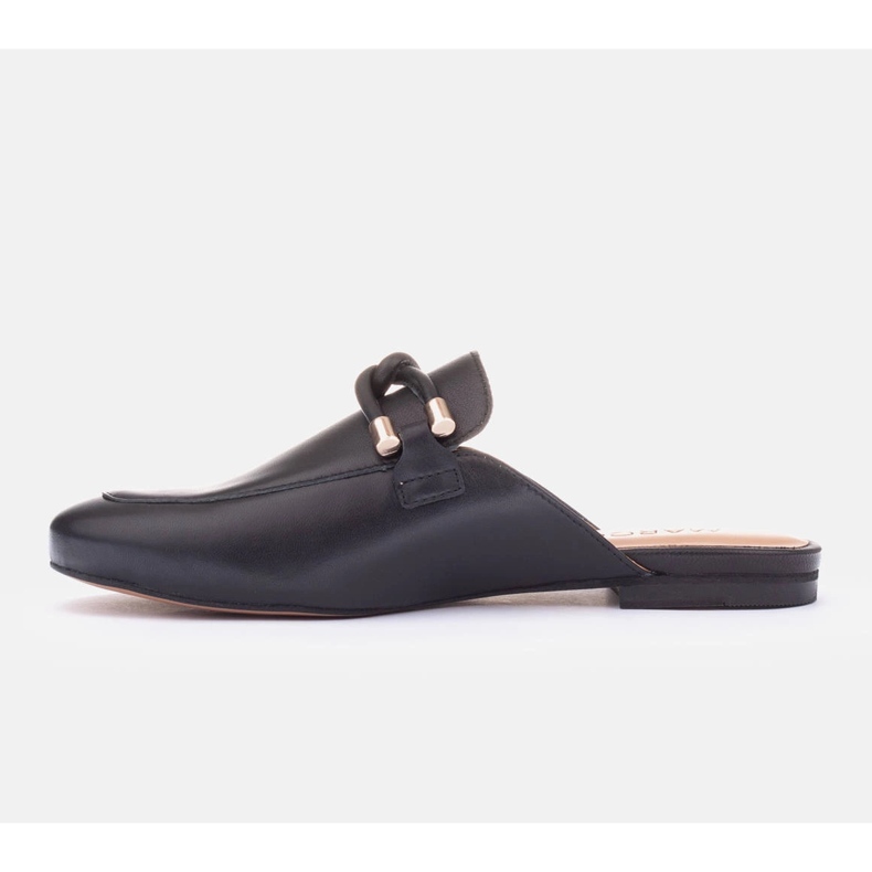 Marco Shoes Slippers with decoration black 2