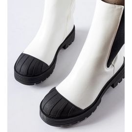 White classic insulated Porcigatone boots 1 White classic insulated Porcigatone boots 1