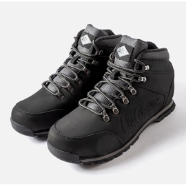Black leather shoes Lee Cooper LCJ-21-01-0705M 1