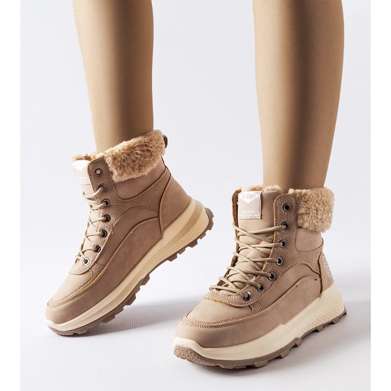 Beige boots Lee Cooper LCJ-22-44-1363L 1 Beige boots Lee Cooper LCJ-22-44-1363L 1