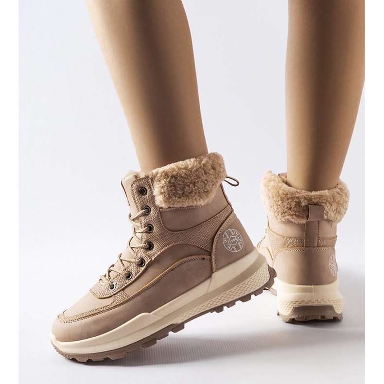 Beige boots Lee Cooper LCJ-22-44-1363L 2 Beige boots Lee Cooper LCJ-22-44-1363L 2