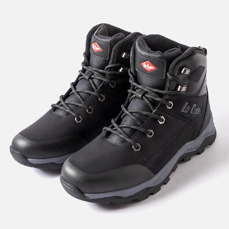 Black warm boots Lee Cooper LCJ-23-01-2045M