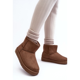 Women's Snow Boots Insulated with Fur Brown Big Star MM274161 1
