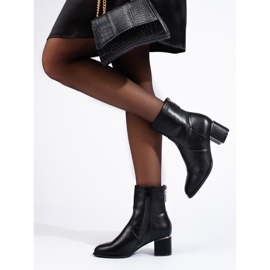 Classic black Shelovet ankle boots 1 Classic black Shelovet ankle boots 1