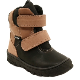Waterproof Snow Boots TE-POR Mazurek 1351 black and beige 1