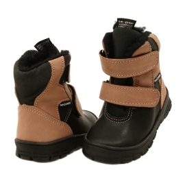 Waterproof Snow Boots TE-POR Mazurek 1351 black and beige 4