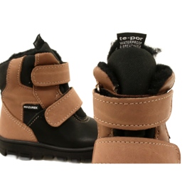 Waterproof Snow Boots TE-POR Mazurek 1351 black and beige 6
