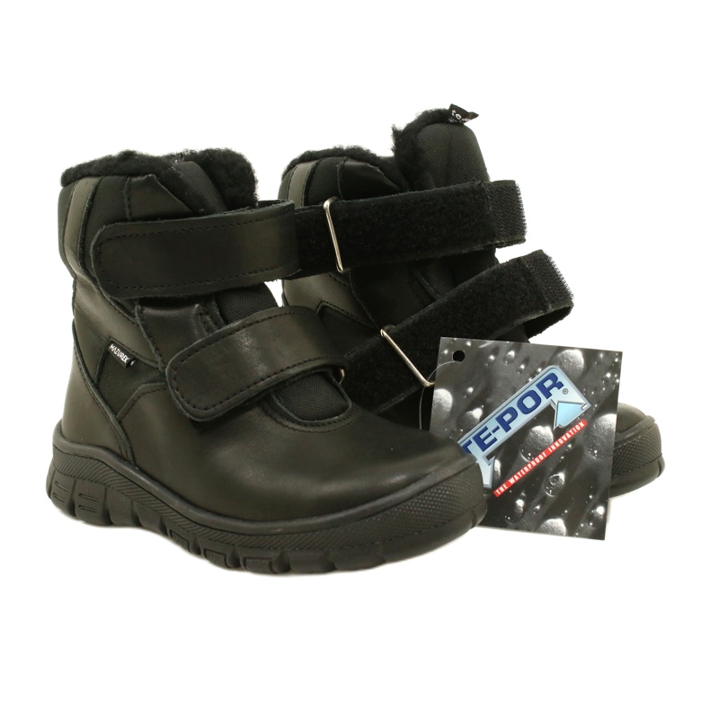 Snow boots waterproof boots Te-Por Mazurek 1351 black 6 Snow boots waterproof boots Te-Por Mazurek 1351 black 6