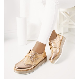 Menard women's champagne shoes golden 1