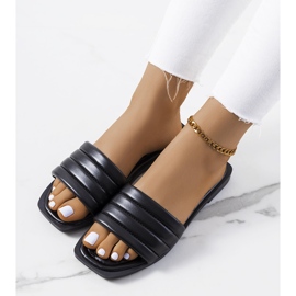 Keulen women's black slippers 1