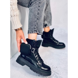 Military boots with a Baku Black pouch 2