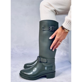Split Green Riding Boots 2