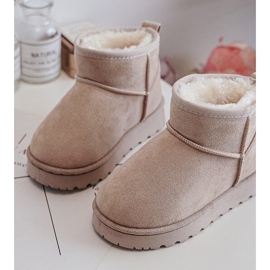 Children's Insulated Snow Boots Beige Nallita 1