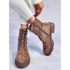 Turner Khaki lace-up workers brown 1