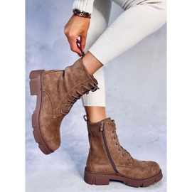 Turner Khaki lace-up workers brown 2