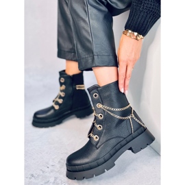 Lace-up boots from Lohan Black 2