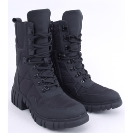 Jewel Black nylon boots 1