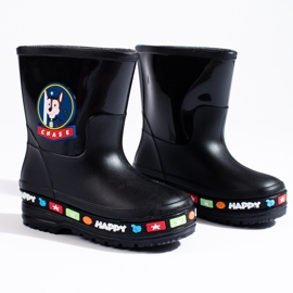 Shelovet black children's wellies 2