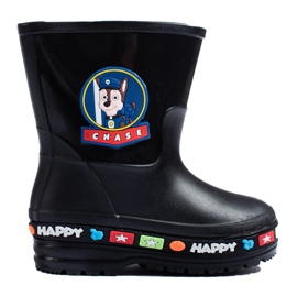 Shelovet black children's wellies 1